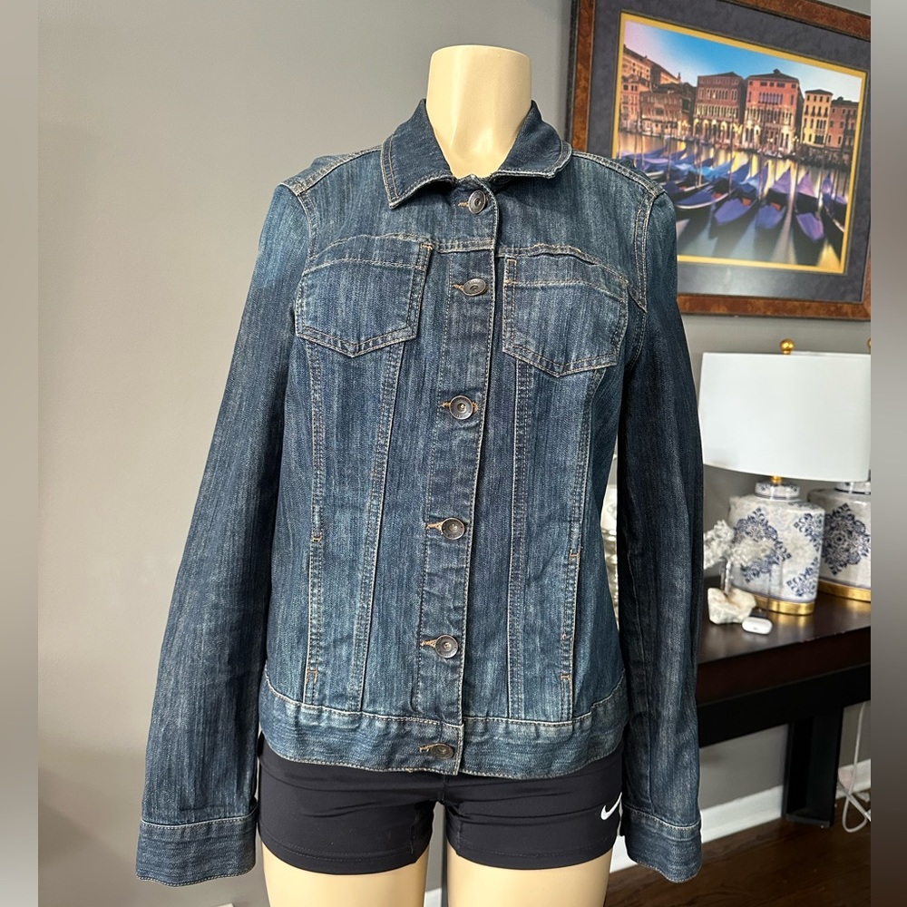 Nine West Denim Jacket Size M